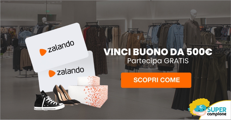 Vinci gratis un buono Zalando da 500€ Vinci gratis un buono Zalando da 500€