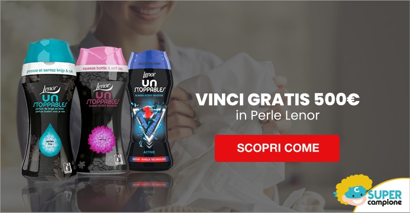 Vinci gratis 500€ di perle Lenor - SuperCampione 2024