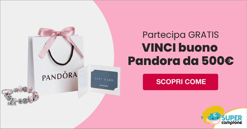 Vinci un buono Pandora da 500€