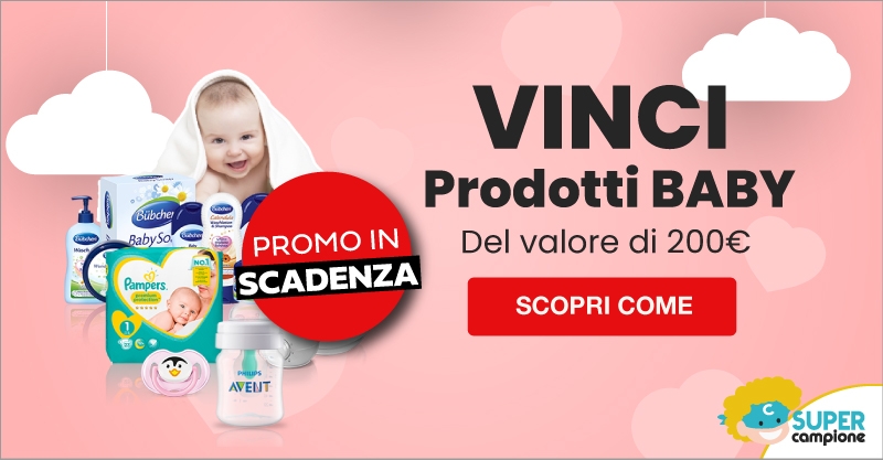 Vinci gratis 200€ di prodotti per il tuo bambino
