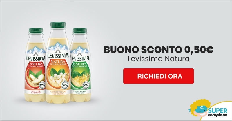 Buono sconto GRATIS 0,50€ Levissima Natura