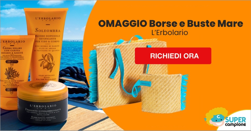 Omaggio Borse e Buste Mare di L'Erbolario 