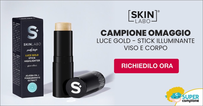 Omaggio SkinLabo: stick illuminante viso Luce Gold