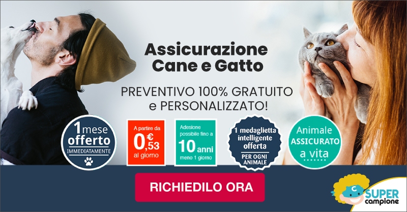 Assicurazione Cane e Gatto: ricevi 1 mese gratis + medaglietta