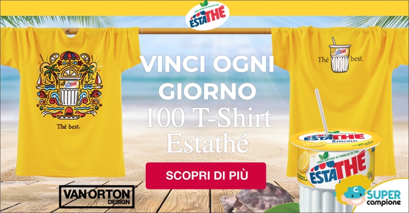 Vinci T-shirt firmata Van Orton con Estathé