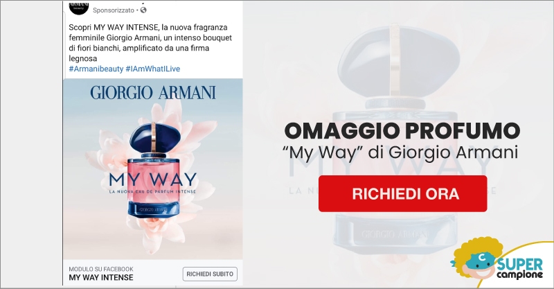 Campione omaggio GRATIS Profumo Campione omaggio GRATIS Profumo
