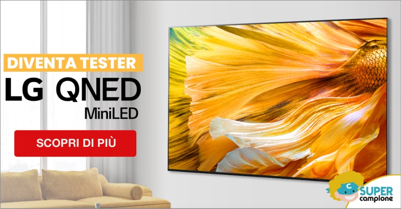 Diventa tester LG QNED TV MiniLED Diventa tester LG QNED TV MiniLED