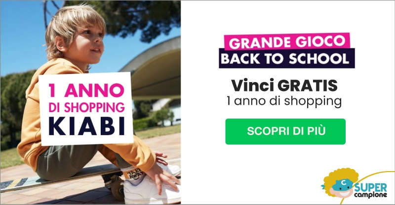 Vinci gratis 1 anno di shopping Kiabi Vinci gratis 1 anno di shopping Kiabi