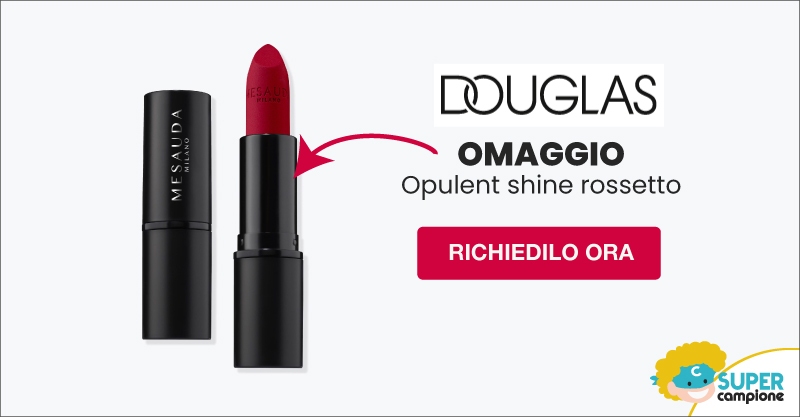 Omaggio Opulent shine rossetto con Douglas