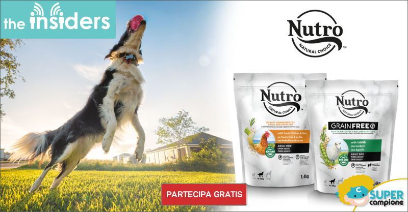 Diventa tester Nutro cibo per animali Diventa tester Nutro cibo per animali