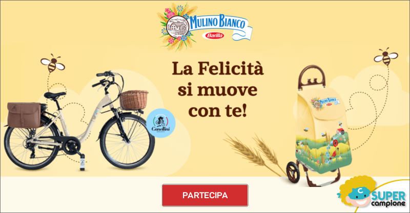 Mulino Bianco: vinci bicicletta e carrellini portaspesa Mulino Bianco: vinci bicicletta e carrellini portaspesa