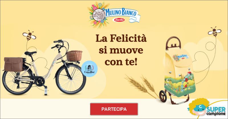 Mulino Bianco: vinci bicicletta e carrellini portaspesa