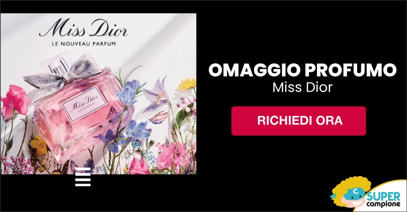 Omaggio profumo Miss Dior