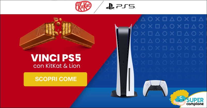 Vinci PS5 con KitKat & Lion Vinci PS5 con KitKat & Lion