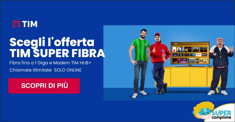 Offerta TIM SuperFibra 1GB