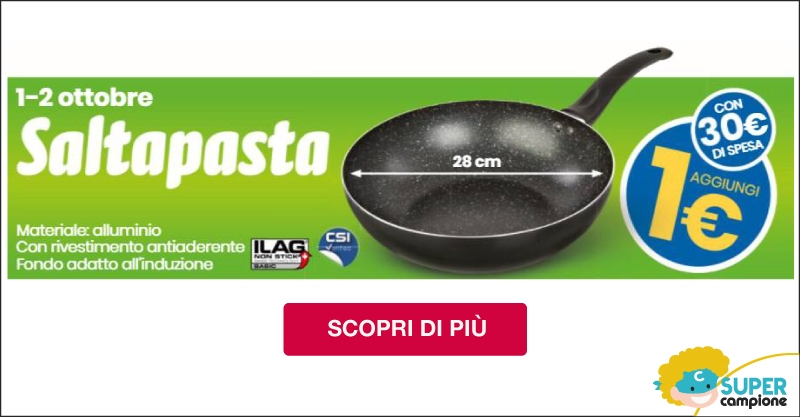 Eurospin: Saltapasta a solo 1 euro Eurospin: Saltapasta a solo 1 euro