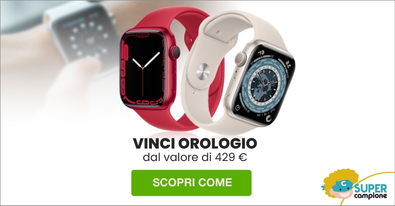 Vinci gratis uno smartwatch da 400€ 