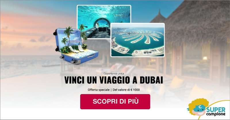 Vinci gratis un viaggio a Dubai da 1000€