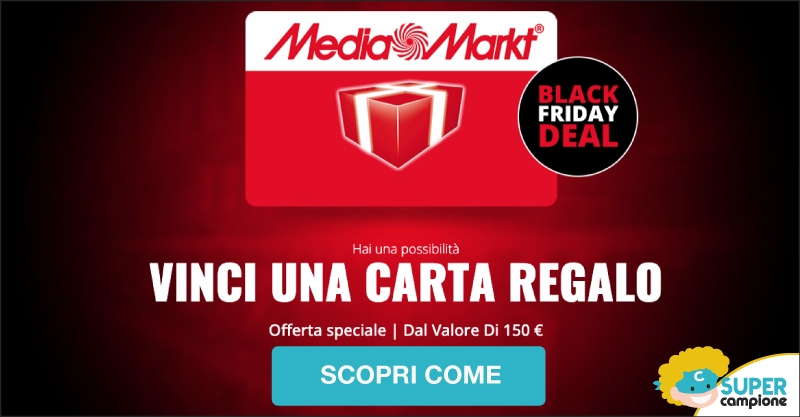 Vinci carta regalo Media Markt da 150€