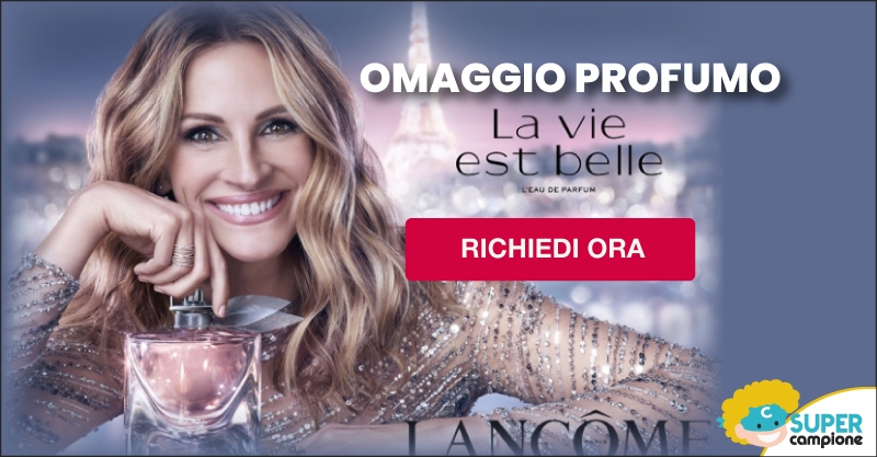 Campione omaggio profumo Lancome “La vie est belle Soleil Cristal”