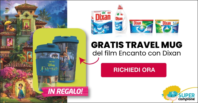 Gratis Travel Mug del film Encanto con Dixan