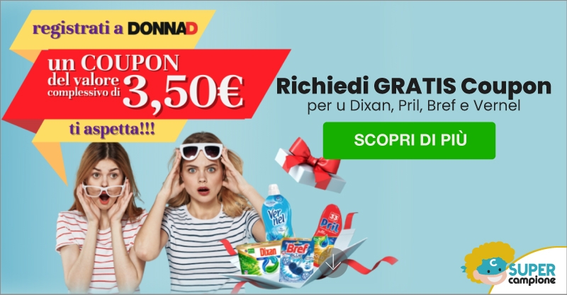 DonnaD: buono sconto da 3,50€