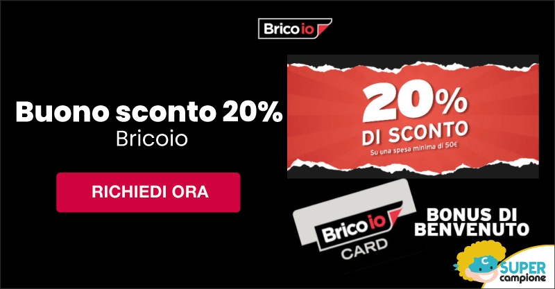 Black Friday BUONO SCONTO del 20% di Bricolo Black Friday BUONO SCONTO del 20% di Bricolo