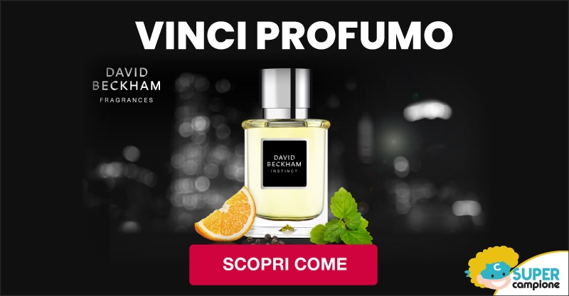 Vinci gratis profumo Instinct di David Beckham