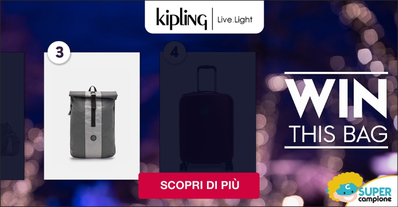 Vinci gratis borse Kipling Vinci gratis borse Kipling