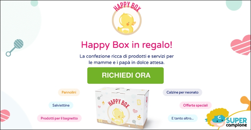 Omaggi Happy Box mamme di Prenatal