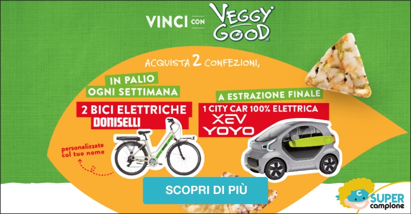 Vinci bici elettrica e tanti altri premi con San Carlo