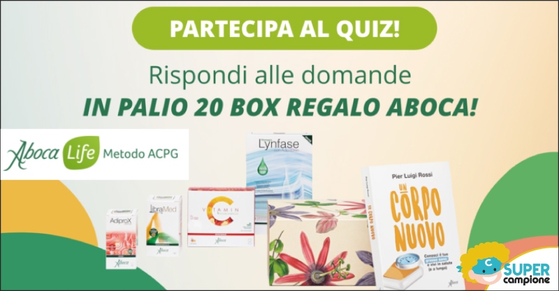 Gratis kit di prodotti Aboca Gratis kit di prodotti Aboca