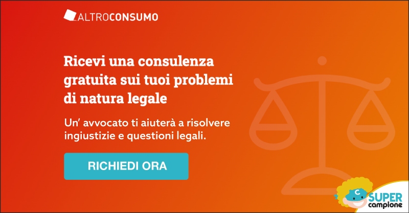 Omaggio Altroconsumo: consulenza legale gratis