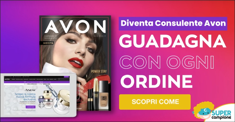 Guadagna con Avon diventa consulente GRATIS