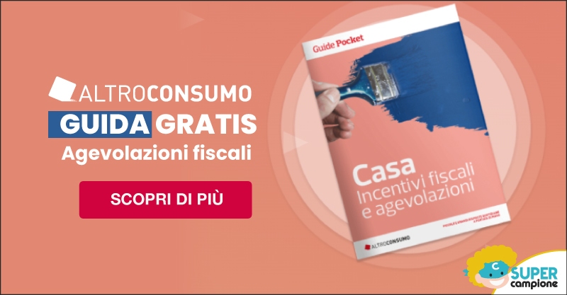 Altroconsumo: omaggio guida Incentivi fiscali