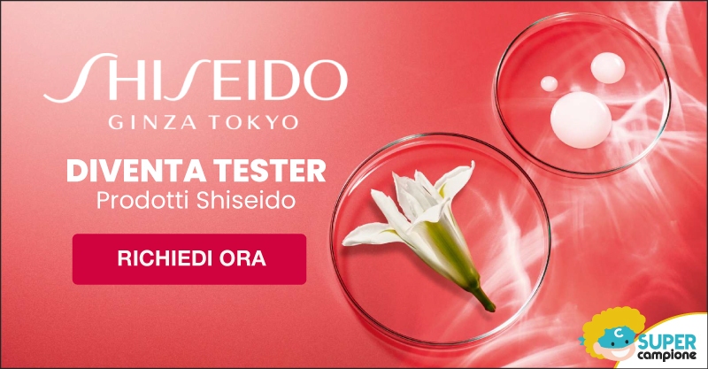 Diventa tester prodotti Shiseido Diventa tester prodotti Shiseido