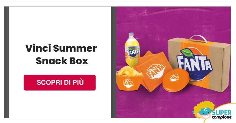 Vinci Summer Snack Box con Fanta, Sprite o Kinley