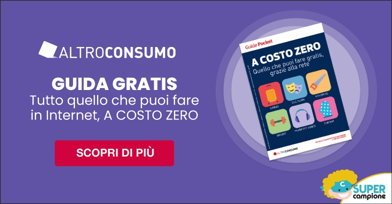 Altroconsumo: gratis guida internet A Costo Zero