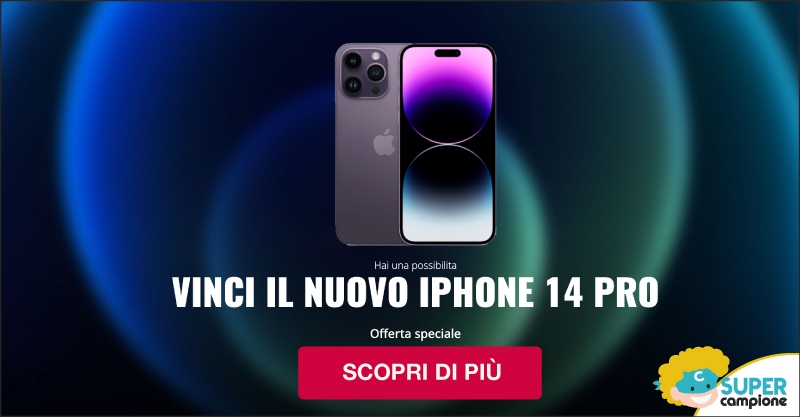 Vinci gratis un iPhone 14 Pro