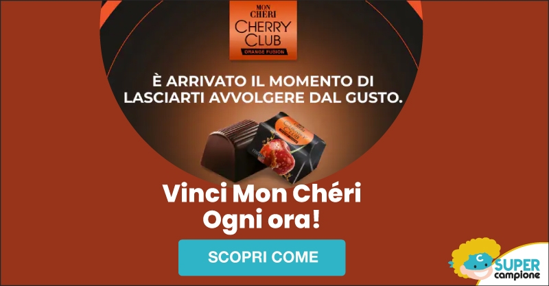 Vinci ogni ora confezioni Mon Chéri