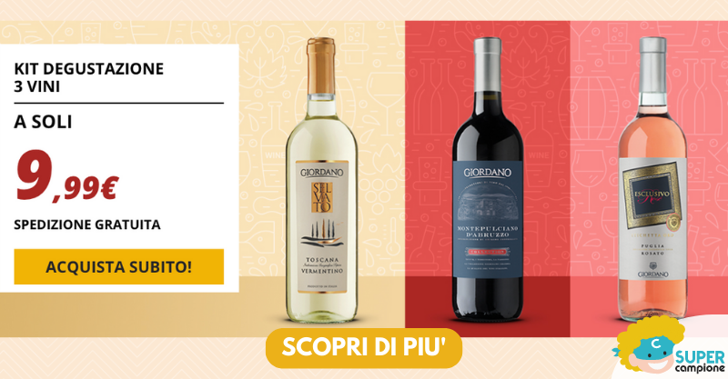 Giordano Vini: kit degustazione ad un prezzo speciale