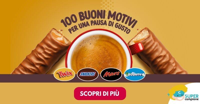 Twix & Coffee 2023: vinci un buono spesa da 100€ 