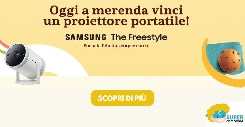 Mulino Bianco: vinci un proiettore Samsung Mulino Bianco: vinci un proiettore Samsung
