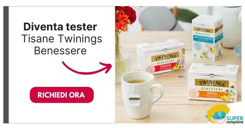 Diventa tester tisane Twinings Benessere Diventa tester tisane Twinings Benessere