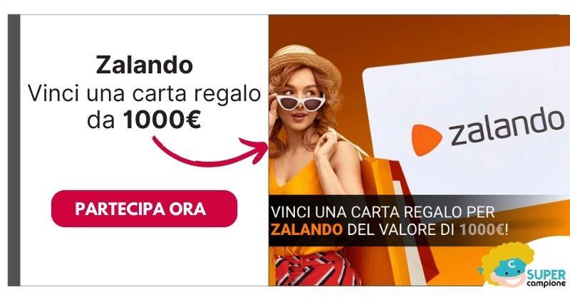 Zalando: vinci una carta regalo da 1000€