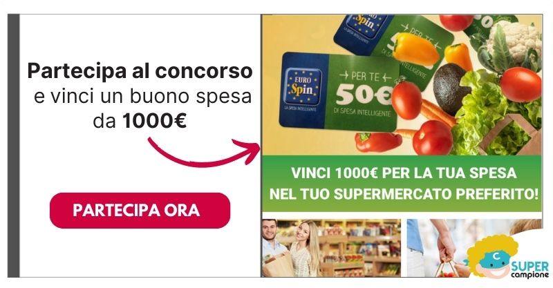 Vinci un buono da 1000€ per la spesa