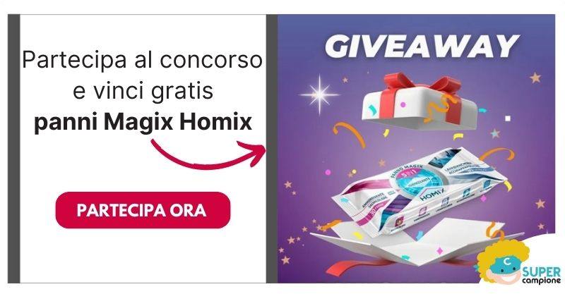 Vinci gratis panni Homix Magix