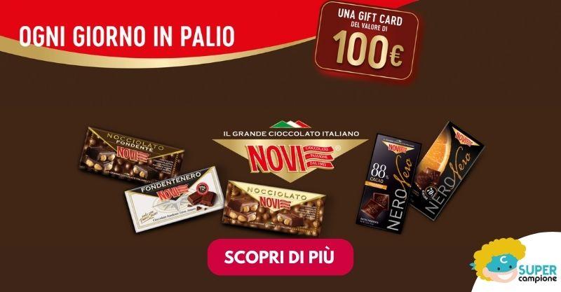 Novi: vinci ogni giorno un buono spesa da 100€ Novi: vinci ogni giorno un buono spesa da 100€