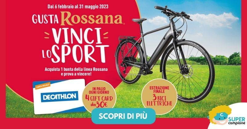 Rossana: vinci ogni giorno gift card Decathlon