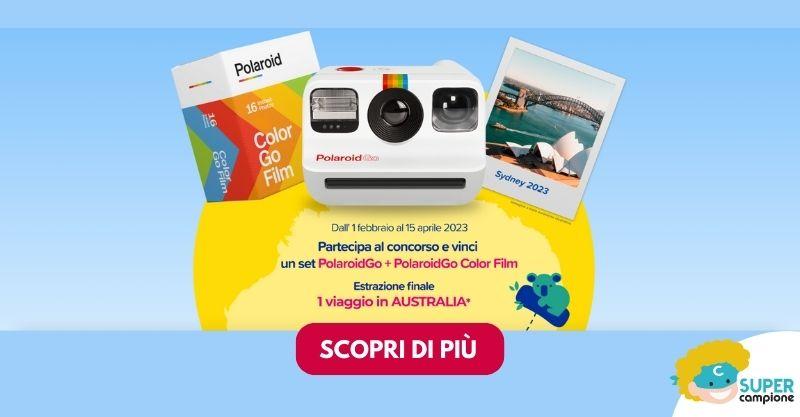 Concorso Pavesini : vinci Polaroid e viaggio in Australia